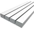Комплект профиля LEDCRAFT LC-LP2030M30-3x4Silver 4 шт серебро (3м профиль+3м рассеиватель+2 заглушки+комплект шурупов) 1616340472 1