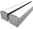 Комплект профиля LEDCRAFT LC-LP2528M28-3x2Silver 2 шт серебро (3м профиль+3м рассеиватель+2 заглушки+комплект шурупов) 1616340063 1