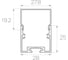 Комплект профиля LEDCRAFT LC-LP2528M1728-3x10Silver 10 шт серебро (3м профиль+3м рассеиватель+2 заглушки+комплект шурупов) 1616340696 2