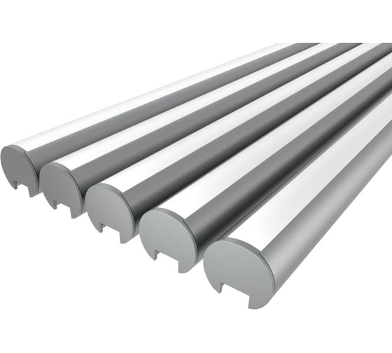 Комплект профиля LEDCRAFT LC-LKS2328M16-3x5Silver 5 шт серебро (3м профиль+3м рассеиватель+2 заглушки+4 крепежа) 1616340512 1