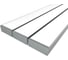 Комплект профиля LEDCRAFT LC-LP2050M44-3x3Silver 3 шт серебро (3м профиль+3м рассеиватель+2 заглушки+комплект шурупов) 1616340283 1