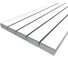 Комплект профиля LEDCRAFT LC-LP2050M44-3x5Silver 5 шт серебро (3м профиль+3м рассеиватель+2 заглушки+комплект шурупов) 1616340599 1