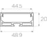 Комплект профиля LEDCRAFT LC-LP2050M44-3x5Silver 5 шт серебро (3м профиль+3м рассеиватель+2 заглушки+комплект шурупов) 1616340599 2