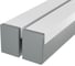Комплект профиля LEDCRAFT LC-LP2528M1728-2x2Silver 2 шт серебро (2м профиль+2м рассеиватель+2 заглушки+комплект шурупов) 1616240064 1