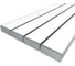 Комплект профиля LEDCRAFT LC-LP2050M44-2x4Silver 4 шт серебро (2м профиль+2м рассеиватель+2 заглушки+комплект шурупов) 1616240441 1