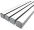 Комплект профиля LEDCRAFT LC-LP2528M28-2x4Silver 4 шт серебро (2м профиль+2м рассеиватель+2 заглушки+комплект шурупов) 1616240379 1