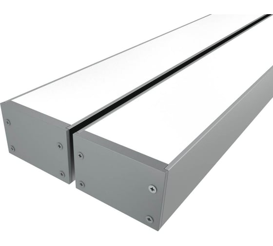 Комплект профиля LEDCRAFT LC-LP2030M30-2x2Silver 2 шт серебро (2м профиль+2м рассеиватель+2 заглушки+комплект шурупов) 1616240156 1