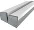 Комплект профиля LEDCRAFT LC-LP2534M36T-1x2Silver 2 шт серебро (1м профиль+1м рассеиватель+2 заглушки+комплект шурупов) 1616140084 1