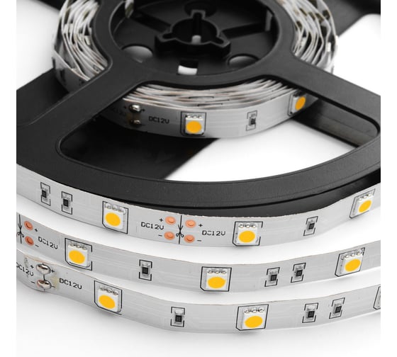 Светодиодная лента Apeyron 12В, 7,2Вт/м, smd5050, теплый белый LSE-152