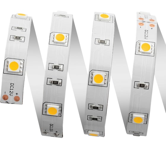 Светодиодная лента Apeyron 12В, 7,2Вт/м, smd5050, теплый белый LSE-152