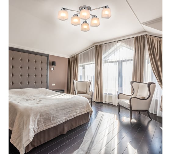 Люстра RITTER Modern 167/6 6хE27, хром 52519 6