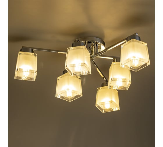 Люстра RITTER Modern 167/6 6хE27, хром 52519 6