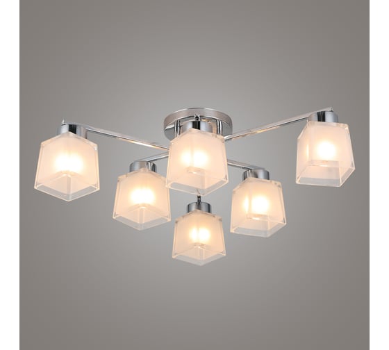 Люстра RITTER Modern 167/6 6хE27, хром 52519 6