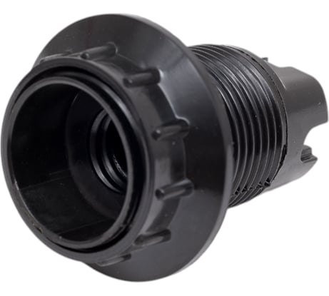 Карболитовый патрон duwi с кольцом, Е14, черный 24609 1