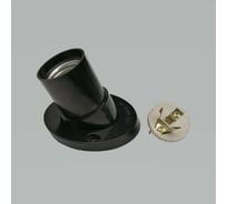 Патрон duwi Е27, ПВХ, настенный, наклонный, черный 24605 3