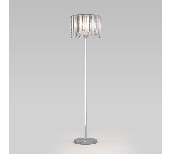 Напольный светильник с хрусталем Eurosvet Radiance 109011 хром a071375 1