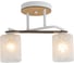 Люстра Schaffner 2xE27/40W (35*15*27) Altezza 4550-2 WH+WOOD 1