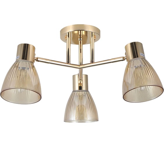 Люстра Schaffner 3xE14/40W (45*45*23,5) Esimo 4545-3 GD 1