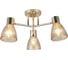 Люстра Schaffner 3xE14/40W (45*45*23,5) Esimo 4545-3 GD 2