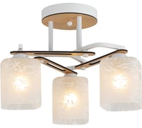 Люстра Schaffner 3xE27/40W (42*42*27) Altezza 4550-3 WH+WOOD