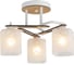 Люстра Schaffner 3xE27/40W (42*42*27) Altezza 4550-3 WH+WOOD 1