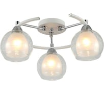 Люстра Schaffner 3xE27/40W (47,5*47,5*22) Maillot 4655-3 WH+CR