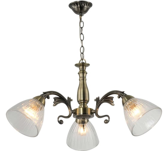 Люстра Schaffner 3xE27/40W (60*60*65) Folla 4375-3 AB 1