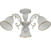 Люстра Schaffner 3xE27/40W (58*58*26) Cuartel 4645-3 WH+GD