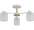 Люстра Schaffner 3xE27/40W (56*56*27) Cruzado 4560-3 WH+WOOD 1