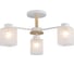 Люстра Schaffner 3xE27/40W (56*56*27) Cruzado 4560-3 WH+WOOD 2