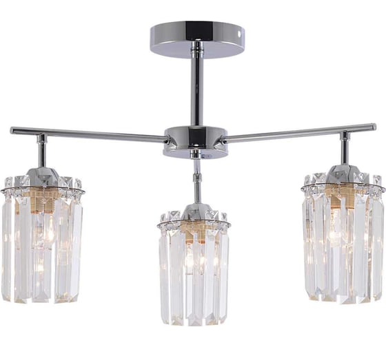 Люстра Schaffner 3хE27/60W (52*52*35) Minni 4145-3 CR 1