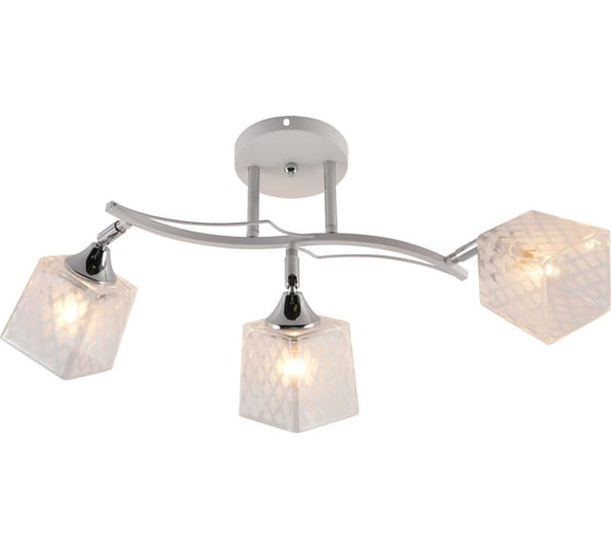 Люстра Schaffner 3xE27/60W (63*19*30) Mantel 4440-3 WH+CR 1