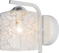 Бра Schaffner 1xE27/40W (17,5*10*15,5) Epoca 4580-1W WH+CR