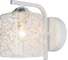 Бра Schaffner 1xE27/40W (17,5*10*15,5) Epoca 4580-1W WH+CR 1