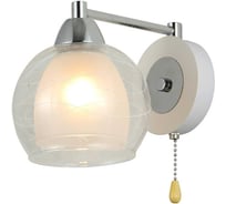 Бра Schaffner 1xE27/40W (20,5*14*16,5) Maillot 4655-1W WH+CR