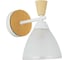 Бра Schaffner 1xE27/40W (21*13,5*20) Traccia 4535-1W WH+WOOD 2