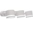Бра Schaffner 3xGX53/15W (40*16*11) Argento 4505-3W WH 2