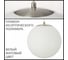 Встроенный подвесной светильник Citilux RON Матовый Хром CL941D20R1 8