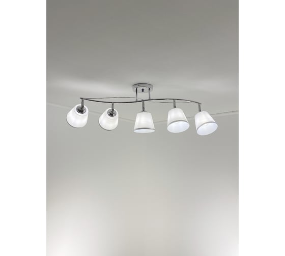 Потолочная люстра Ritter TIVOLI 5хE27, хром 52526 4