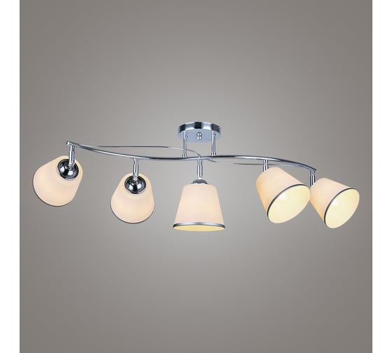Потолочная люстра Ritter TIVOLI 5хE27, хром 52526 4