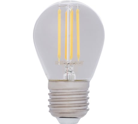 Филаментная лампа REXANT Шарик GL45 9.5 Вт 4000K E27 604-132