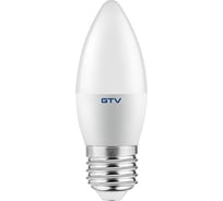 Светодиодная лампочка GTV C30, SMD 2835, 3000K, E27, 6W, 160, 470 lm, 52 mA LD-SMGC30C-60