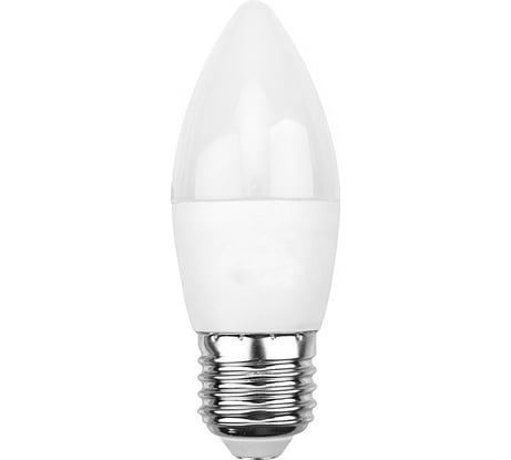 Светодиодная лампа REXANT Свеча CN, 7,5 Вт, E27, 6500 K, холодный свет 604-022