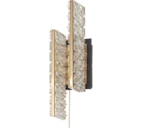 Бра хрустальное с выключателем Citilux PALANT LED черный+бронза CL325422