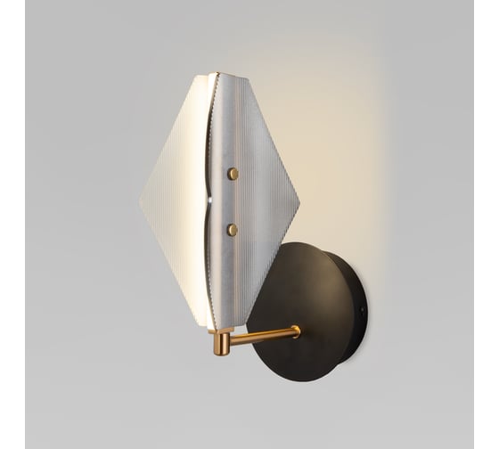 Настенный светодиодный светильник Eurosvet 303054 LED Glare латунь a071577 1