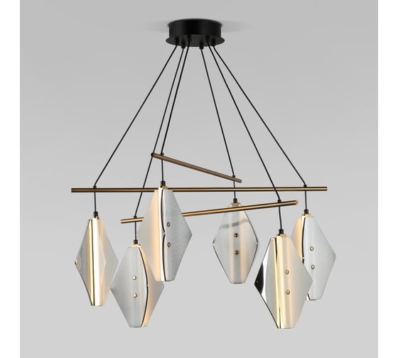 Подвесной светодиодный светильник Eurosvet 301054 LED Glare латунь a071576 1