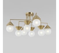 Умная потолочная люстра Eurosvet 302002/8 Melon латунь a071464