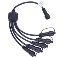 Провод-разветвитель для гирлянд Uniel UCX-F90 S5/0.4M/BK UL-00013237