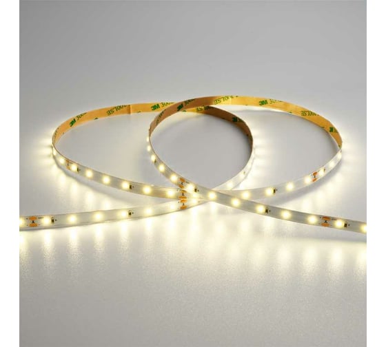 Светодиодная лента Wolta для улицы и дома SMD2835 6Вт 3000К 24В IP65 60led/m WLS2835-6W/3000/24S60-01