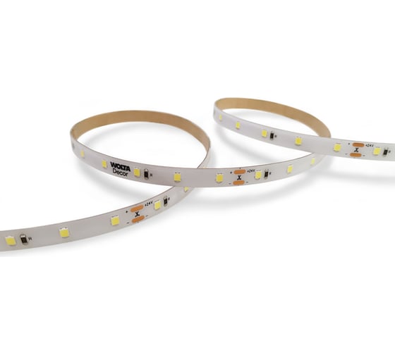 Светодиодная лента Wolta для улицы и дома SMD2835 6Вт 4000К 24В IP65 60led/m WLS2835-6W/4000/24S60-01